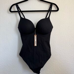 SKIMS Ultimate Push-Up Thong Bodysuit – Onyx (S) NWT
